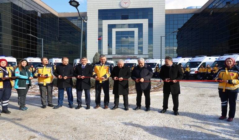 Konya’da 13 Ambulans ve 1 UMKE Aracı Hizmete Alındı